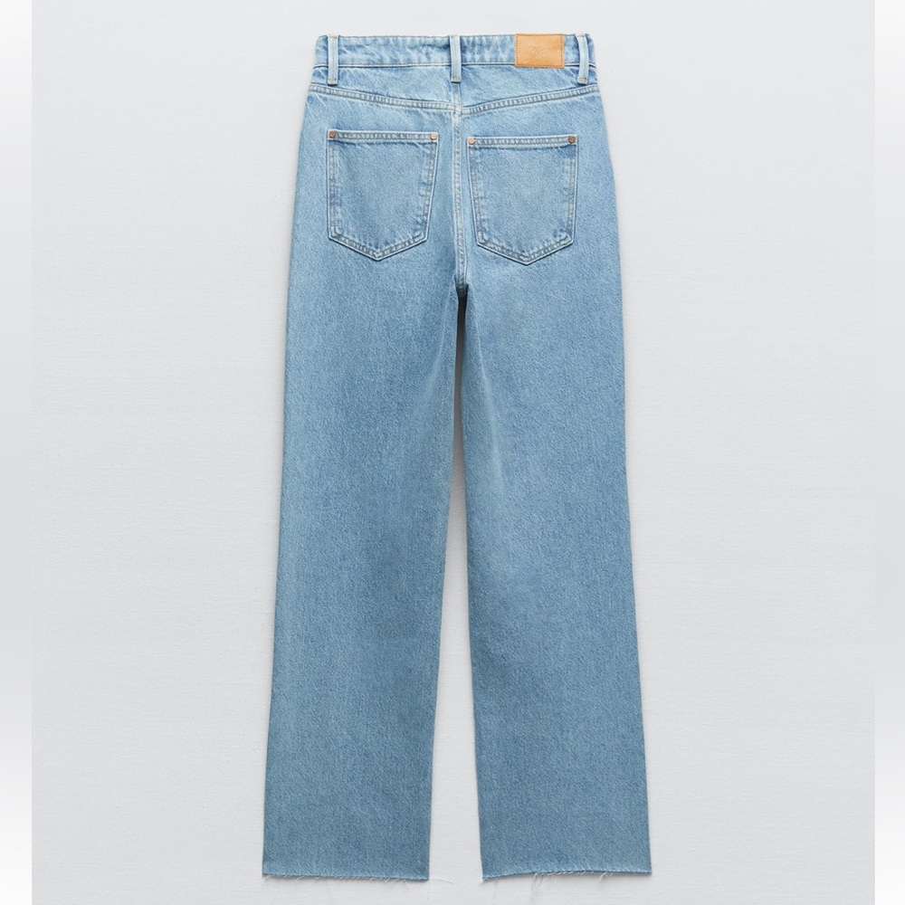 Zara High Rise Straight Leg Jean - Picture 3 of 7